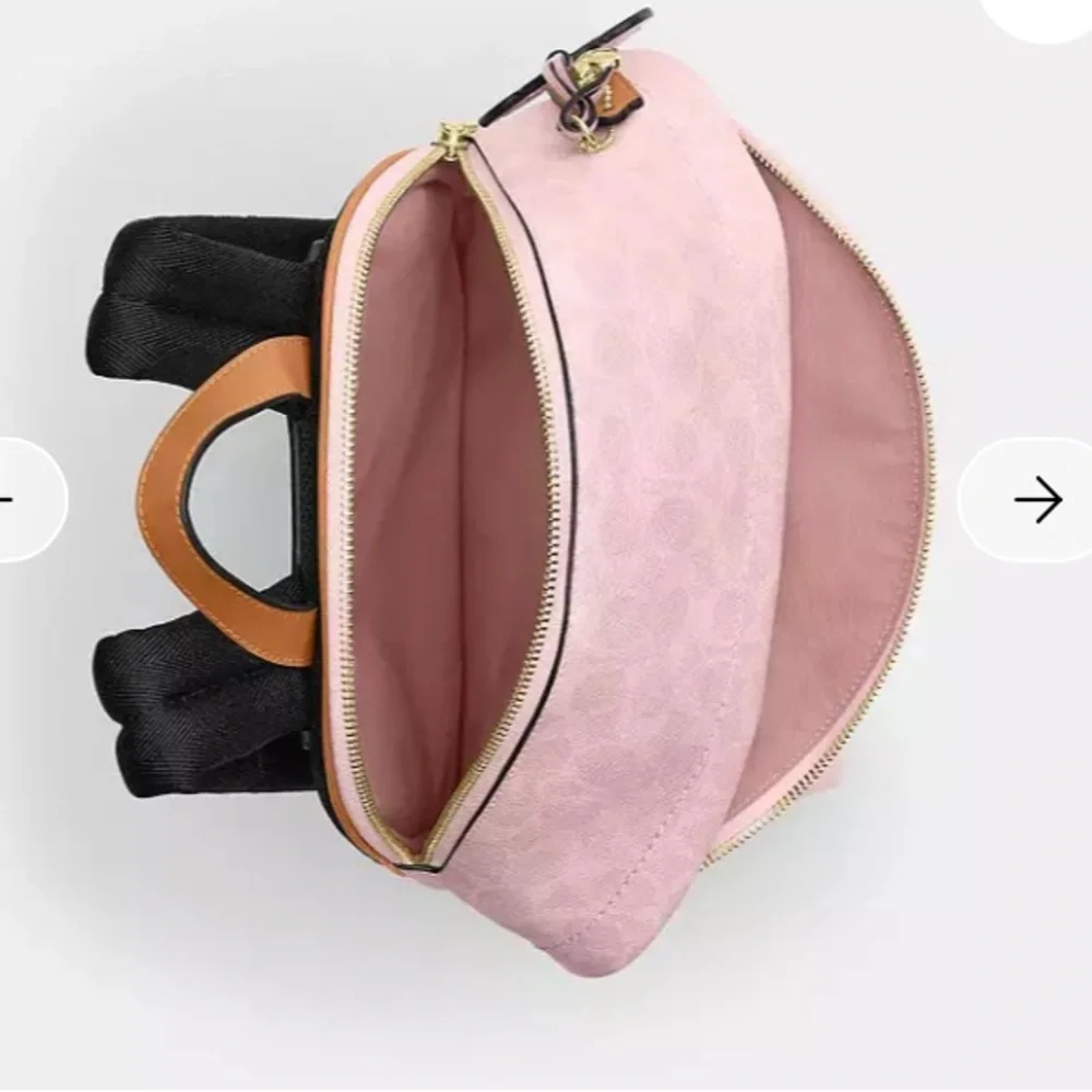 NWT Coach Taylor Small Backpack in Powder Pink with charms (Factory Wrapped) - Picture 8 of 11